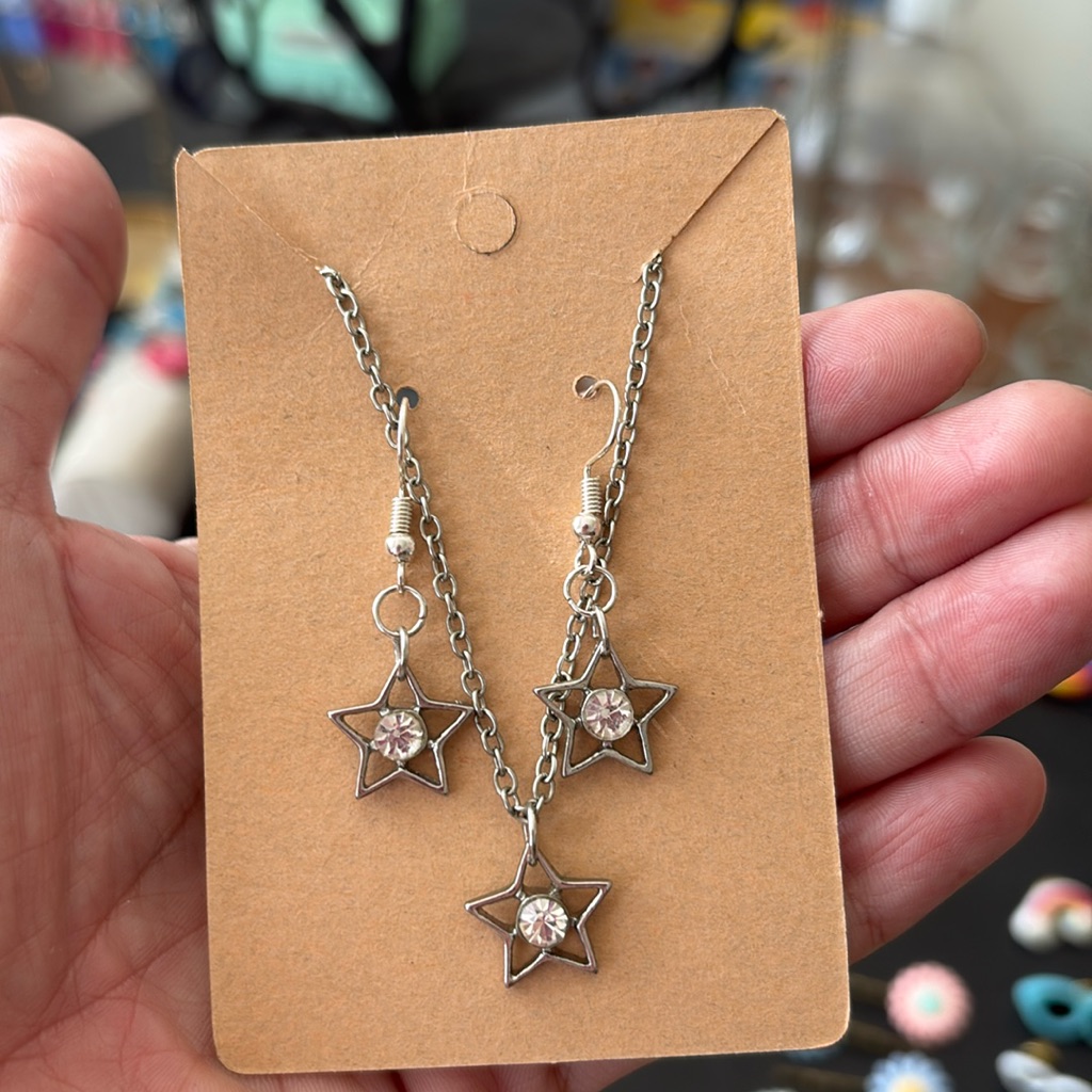 Mini Earring And Necklace Set